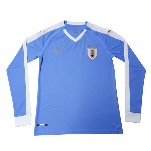 Camiseta Uruguay Primera equipación ML 2019 Azul